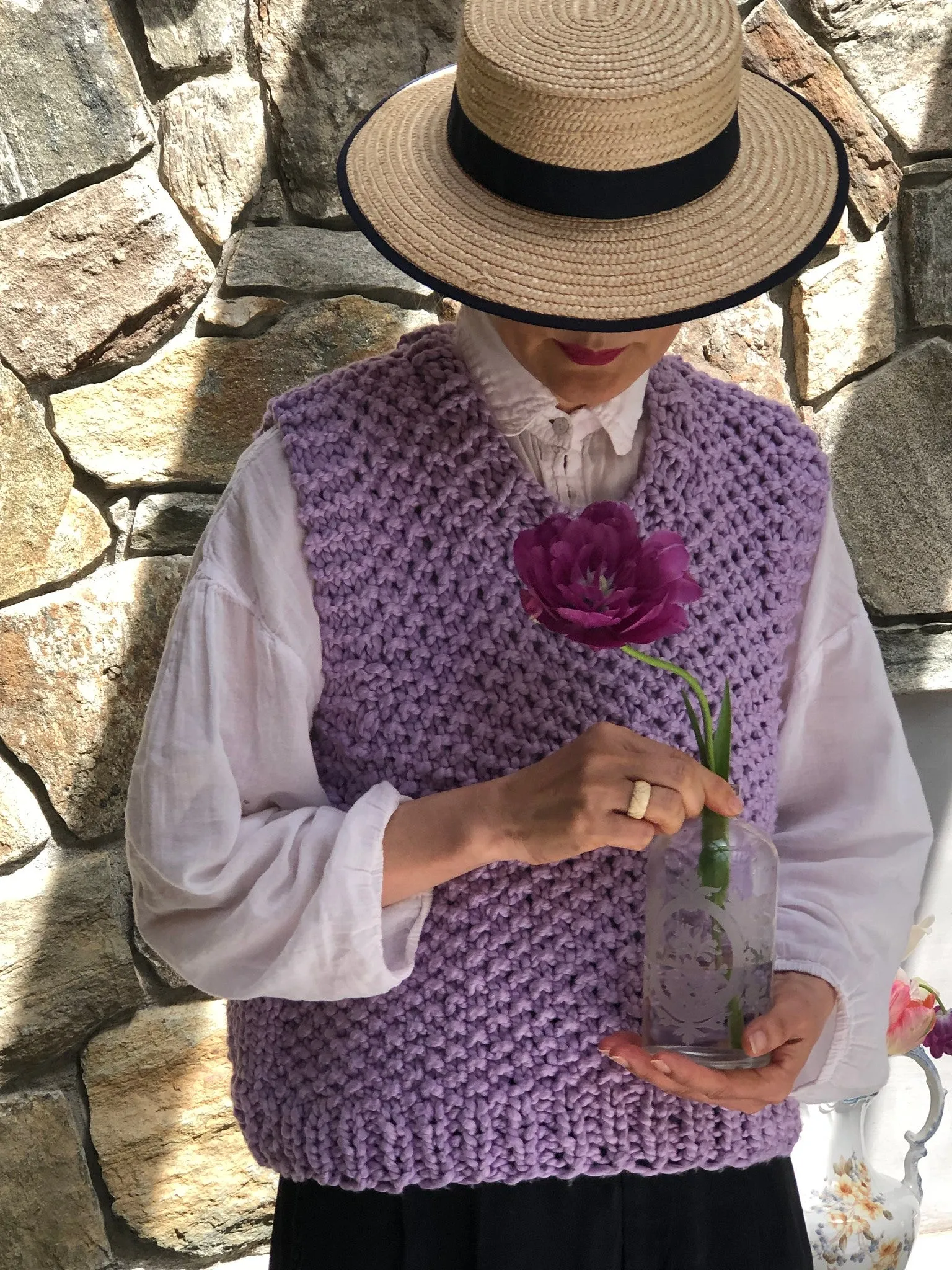 Easy Vest PATTERNS- Big Cotton AND Merino No. 5