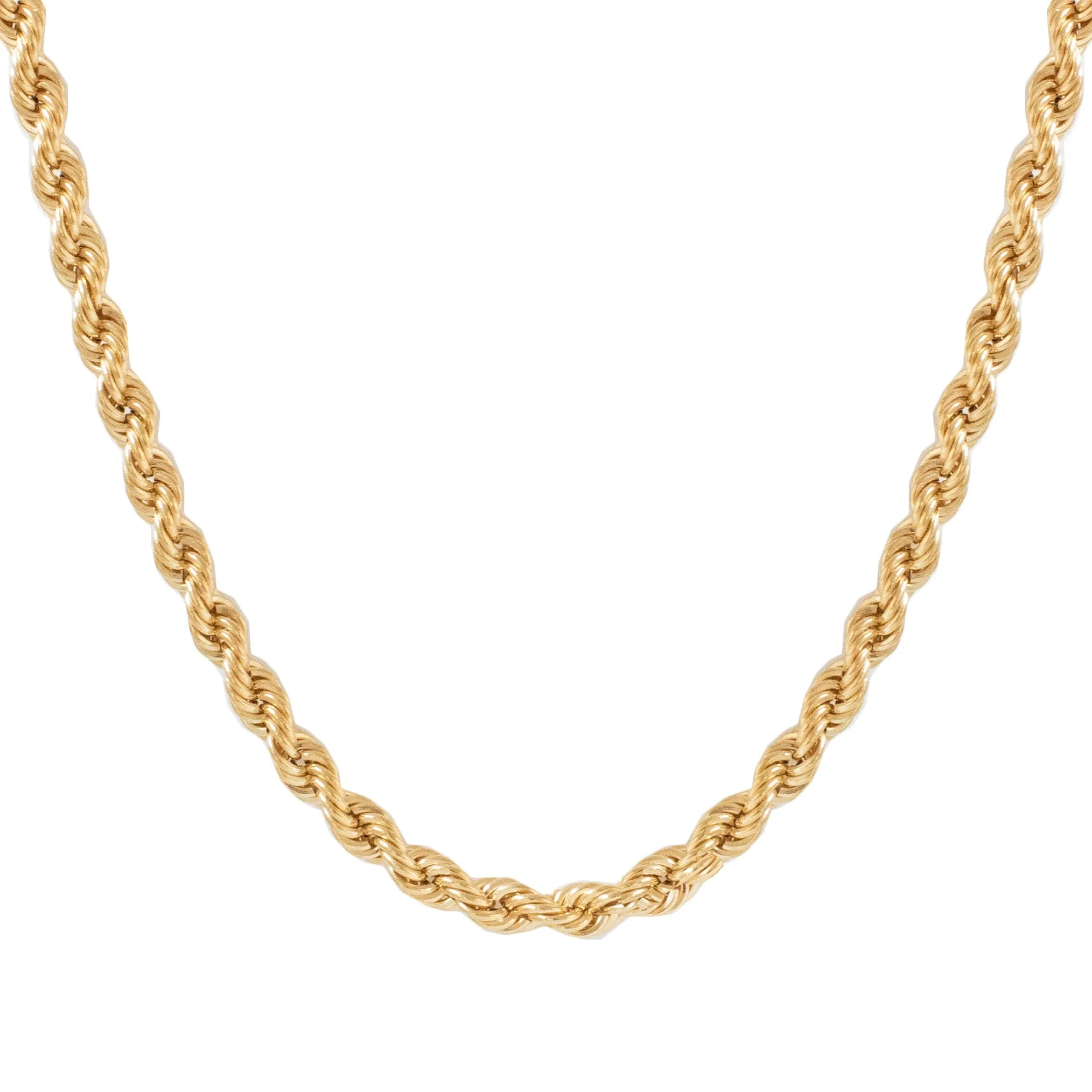 FRAICHE INSPIRE LUXE ROPE NECKLACE - GOLD