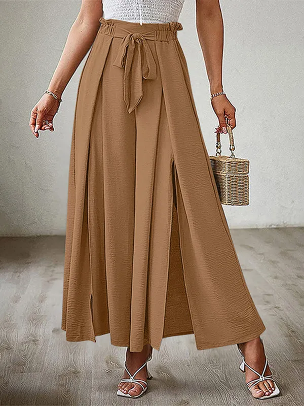 Women’s Pleated High Waist Wide Leg Pants in 8 Colors S-XXL